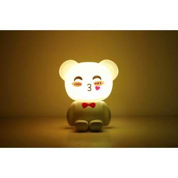 Creative Cute Bear Silicone Bedside Night Light